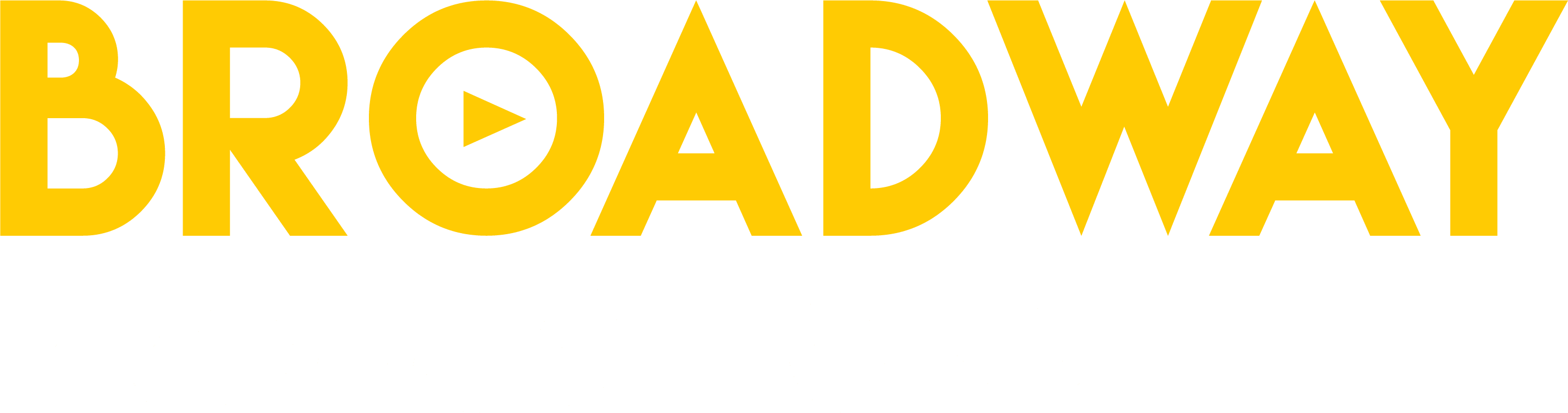 Broadway INT PRODUCTIONS logo VECTOR_v01_whiteletters